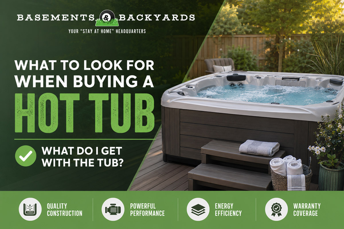 What to Look For When Buying a Hot Tub. What do I Get with the Tub