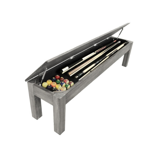 76 Inch Long Silver Mist Bench - Image 2