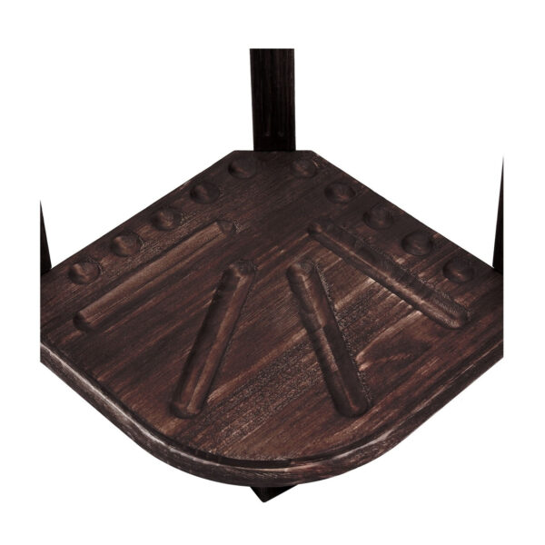 Imperial Double Thick Corner Rack--Weathered Dark Chestnut - Image 3