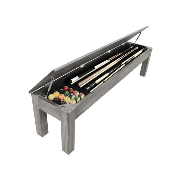 76 Inch Long Silver Mist Bench