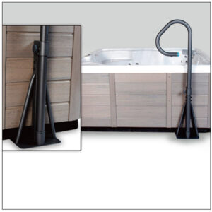 Spa Side Handrail with Base & LED