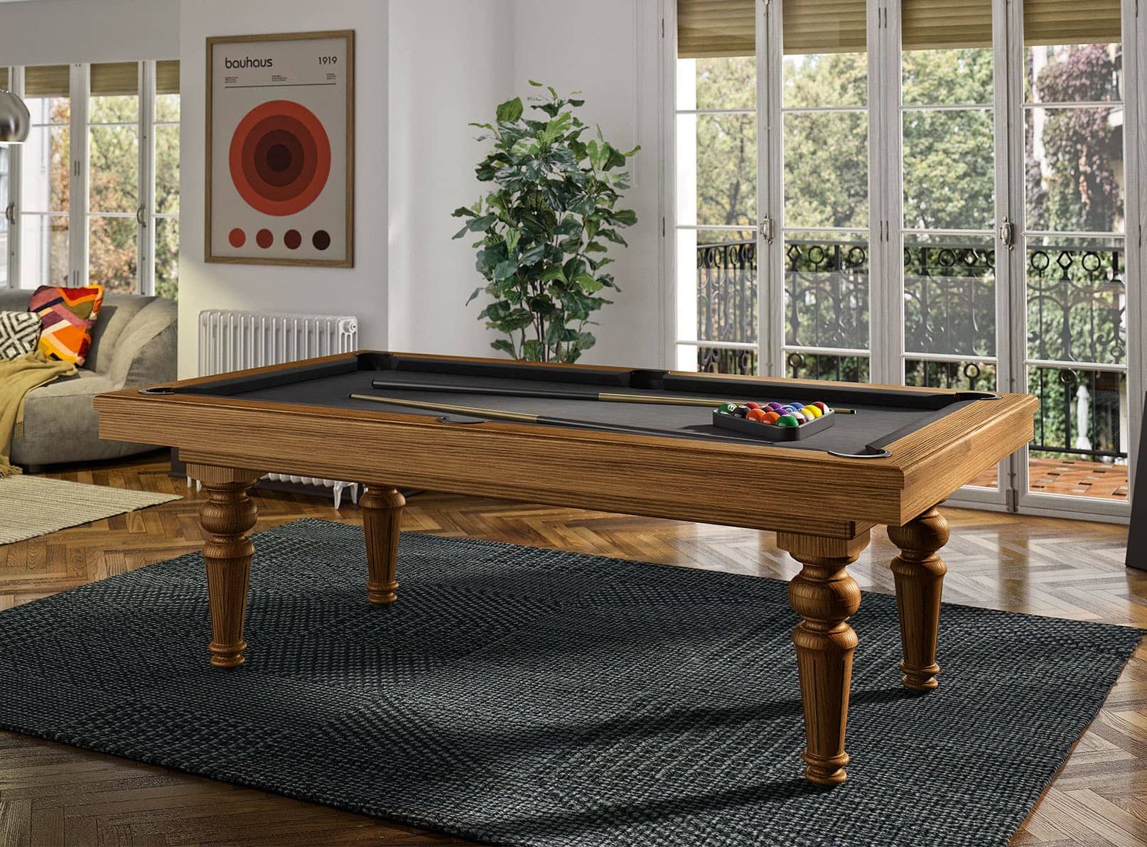 Carousel Billiard Table