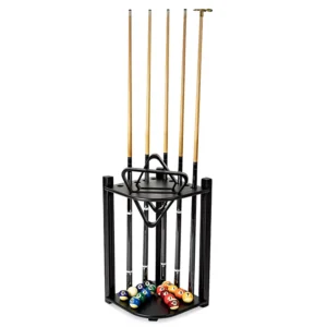 Corner Free Standing Billiard / Pool Cue Rack