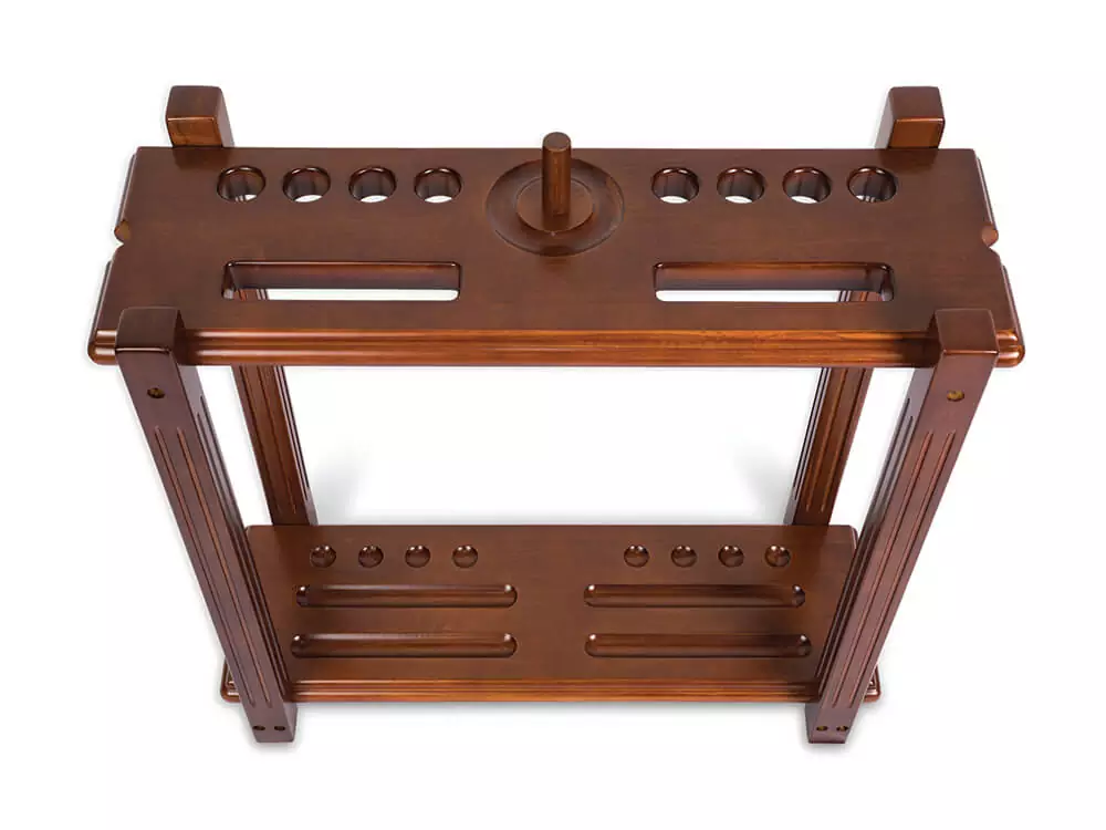 Straight Free Standing Billiard / Pool Cue Rack