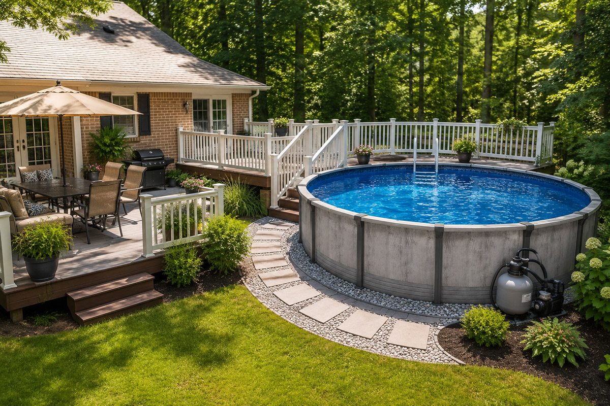 Salt-Rated Above-Ground Pools